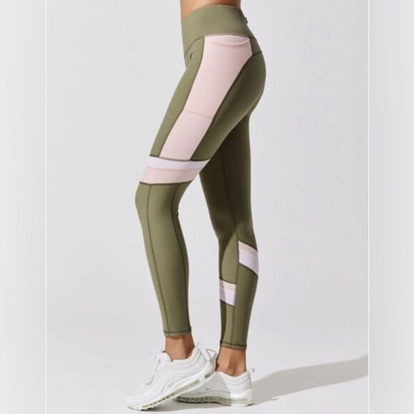 Sweaty betty power block 7/8 leggings - Picture 1 of 4
